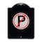 Signmission No Parking Symbol Heavy-Gauge Aluminum Architectural Sign, 24" x 18", BS-1824-23655 A-DES-BS-1824-23655 - alternate 1